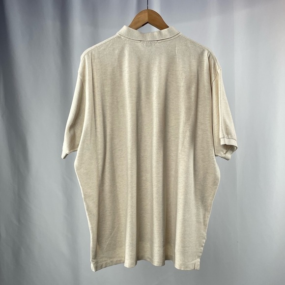 Polo Ralph Lauren Short Sleeve Polo Shirt in Cream Size Extra Extra Large - Picture 4 of 5